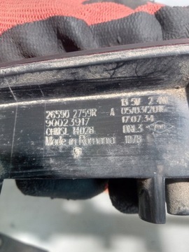 RENAULT MEGANE IV SVĚTLO STOP 265902759R