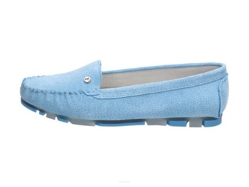 Niebieskie mokasyny damskie Filippo Dp2037/21 r37