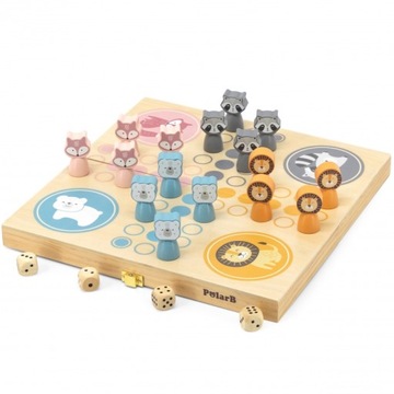 VIGA POLARB DREWNIANY CHIŃCZYK GRA PLANSZOWA LUDO