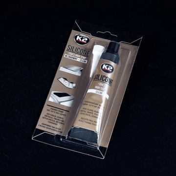 K2 ВЫСОКОТЕМПЕРАТУРНЫЙ СИЛИКОНОВЫЙ ПРОЗРАЧНЫЙ 204°C 85г