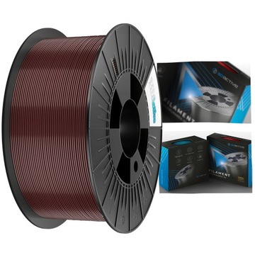 FILAMENT 3D 1,75 MM 1,1 KG 3DACTIVE PET-G WKŁADY DO DRUKARKI BRĄZOWY BROWN