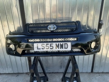 ZDERZAK PRZOD GRILL LISTWY BOCZNE TOYOTA RAV4 II LIFT 2003-2005 KOLOR 202