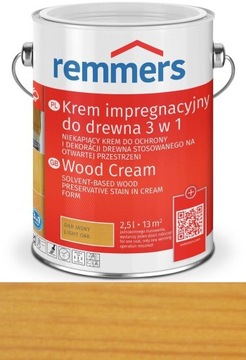 Remmers impregnat,lazura drewna krem Dąb jasny