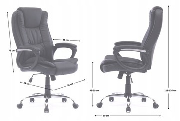 SWIVEL OFFICE CHAIR, эргономичное кожаное офисное кресло