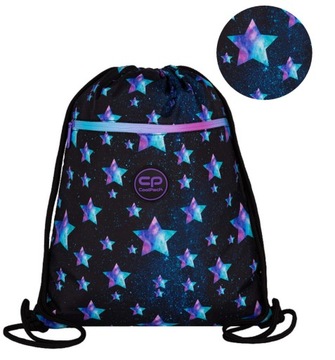Worek szkolny na buty stój sportowy coolpack gwiazdy ombre star night