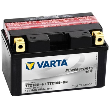 Akumulator Varta TTZ10S-BS YTZ10S 8Ah 150A