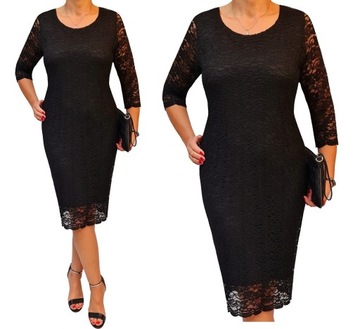 Sukienka ślub plus size 40 42 44 46 48 50 52 54 56