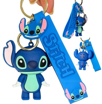 BRELOK duży STITCH ZAWIESZKA do kluczy Lilo&Stitch keychain prezent jakość