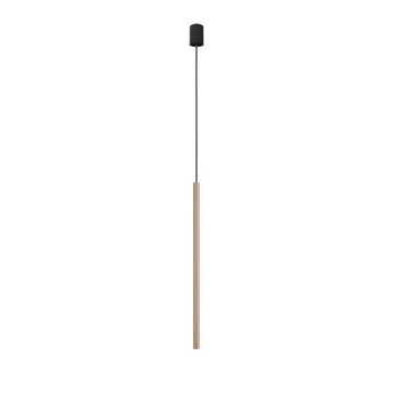 Lampa sopel złota LASER SOLID BRASS 750 mosiądz długi zwis 210cm