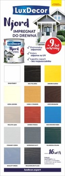 Краска-пропитка для дерева NJORD 0,75л РЫБАКСКИЙ ДОМ