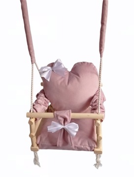 КАЧЕЛИ 3-в-1 ДЕТСКИЕ, зайка, РОЗОВЫЕ