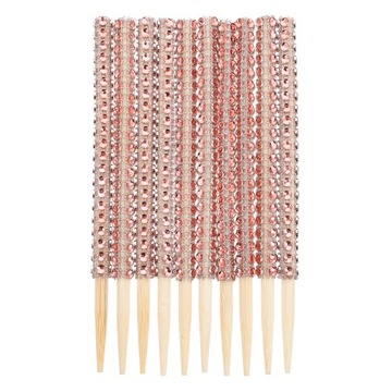 Patyki świąteczne Złote dekoracje