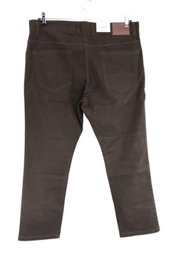 011 C&A brązowe klasyczne spodnie W38 L30