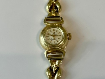 Zegarek złoty 585 damski OMEGA Ladymatic - Automat