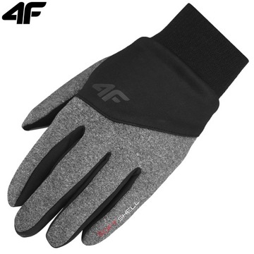МУЖСКИЕ И ЖЕНСКИЕ ЗИМНИЕ ПЕРЧАТКИ ДЛЯ СМАРТФОНА 4F SOFTSHELL M
