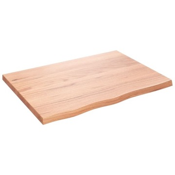 Półka drewno VidaXL 1 x 1 cm odcienie brązu