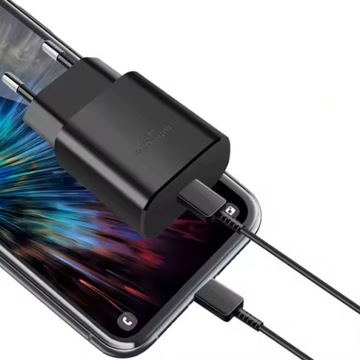 ОРИГИНАЛЬНОЕ БЫСТРОЕ ЗАРЯДНОЕ УСТРОЙСТВО SAMSUNG 45 Вт, ЗАРЯДНЫЙ КАБЕЛЬ USB ТИПА C, 2 М,