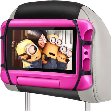 Держатель на подголовник автомобиля с прочной липучкой для планшета и телефона