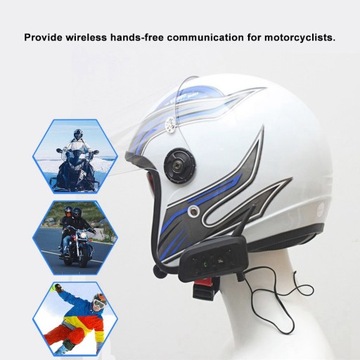 V6-1200 Kask motocyklowy Bezprzewodowy interkom