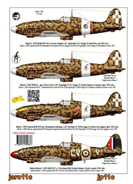 Macchi C.205 Veltro Janusz Ledwoch miękka Militaria