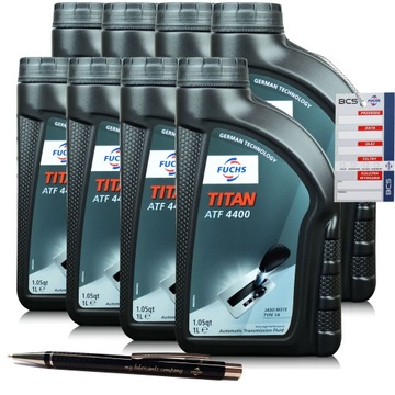8 LITRÓW OLEJ FUCHS TITAN ATF 4400 8L DO SKRZYŃ AUTOMATYCZNYCH DYSTRYBUTOR