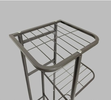 Подставка для цветов, подставка для цветов, графит, высокая для дома, офиса