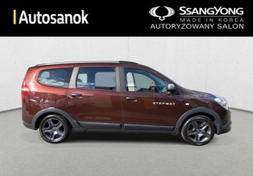 Dacia Lodgy Minivan Facelifting 1.6 SCe 102KM 2017 Dacia Lodgy Dacia Lodgy STP Salon Polska 1-Wl Serwis A.S.O LPG 7-Osob, zdjęcie 3
