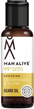 Man Alive Olejek Do Pielęgnacji Brody Cedarwood Ylang 50ml