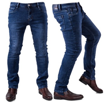 Spodnie męskie JEANS OCIEPLANE ROTI r.36