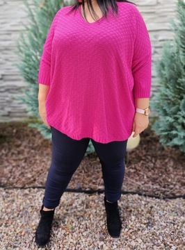 Брюки больших размеров со складками разных цветов.