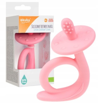 ПРОРЕЗЫВАТЕЛЬ ДЛЯ ЗУБОВ AKUKU МЯГКИЙ СИЛИКОНОВЫЙ ПРОРЕЗЫВАТЕЛЬ МАССАЖНЫЙ