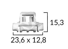 SPONKA KOLÍČEK LIŠTA BOČNÍ MERCEDES W124 W201 4X