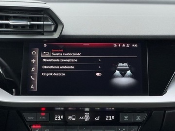 Audi A3 8Y Sportback 2.0 35 TDI 150KM 2022 Audi A3 Sportback Wirtualny kokpit ,Kamera cofania ,Ambiente 2.0 Diesel, zdjęcie 23