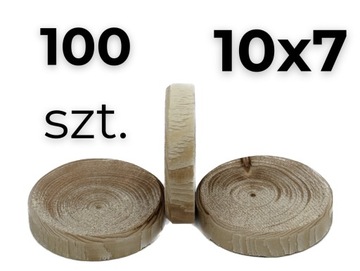 Sęki, fleki gałęziowe zaprawki świerk 10x7 ok.100szt