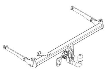 ODEPÍNACÍ ZAŘÍZENÍ(HÁK) TÁŽNÝ DO VOLKSWAGEN VW TAIGO 11.2021- AUTO-HAK 1350 KG