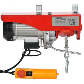 ЛЕБЕДКА, ЛЕБЕДКА СТРОИТЕЛЬНАЯ ТАННАЯ 800КГ + БЛОК + ПУЛЬТ 230В