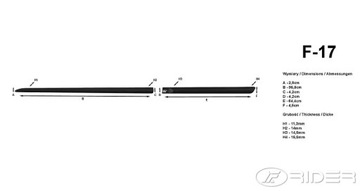 Боковые молдинги Opel Grandland X