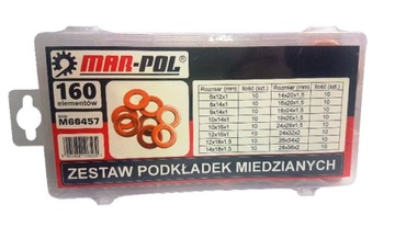 ШАЙБЫ МЕДНЫЕ ШАЙБЫ МЕДНЫЕ 160 ШТ.