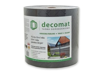 Зажим монтажный для лент DECOMAT - ГРАФИТ - 20 шт.