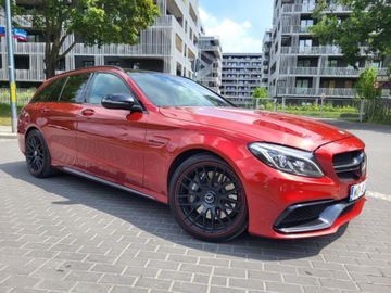 Mercedes Klasa C W205 Kombi AMG AMG 63 476KM 2015 MERCEDES C 63 AMG, 4.0l benzyna 476KM*Przebieg: 126921km*Zadbany