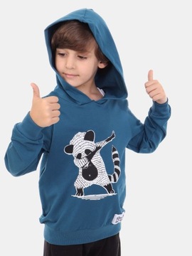 BLUZA DZIECIĘCA CHŁOPIĘCA DRESOWA morski 122