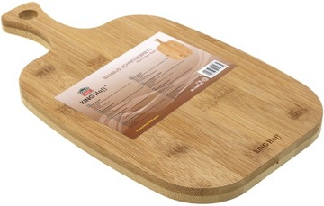 DESKA DO KROJENIA BAMBUSOWA Z UCHWYTEM 33x18.5
