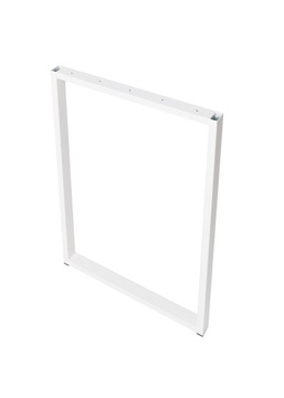 МЕТАЛЛИЧЕСКИЕ НОЖКИ СТОЛА 80х72 см ПРОФИЛЬ 4х2 см ЧЕРНЫЙ БЕЛЫЙ ЛОФТ ПРОМЫШЛЕННЫЙ