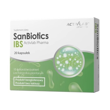 ACTIVLAB SANBIOTICS IBS probiotyki zespół jelita drażliwego 20kaps