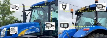 Передняя светодиодная рабочая лампа New Holland T6000 T7000
