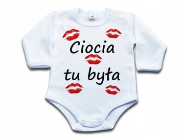 Ciocia tu była BODY niemowlęce - 74 dł