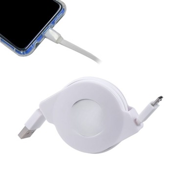 KABEL ŁADUJĄCY USB O DŁUGOŚCI 2 M, WYSUWANY, SZYBKIE ŁADOWANIE