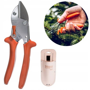 SEKATOR OGRODOWY KOWADEŁKOWY do GAŁĘZI LOWE 5 .127 z KABURĄ SKÓRZANA GRATIS