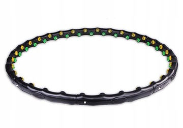 ODCHUDZAJĄCE HULA HOP Z WYPUSTKAMI OBCIĄŻENIEM SKŁADANE MASAŻER 98cm OUTLET