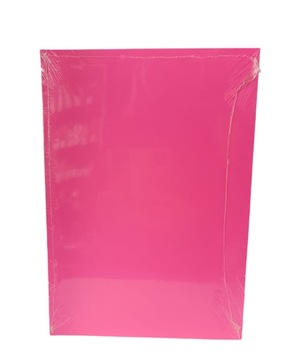 Papier brystol A4 Kreska 170g 20 ar.RÓŻOWY FLUO